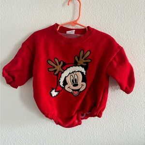 Mickey Mouse Christmas Sweatshirt Bubble